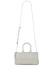 BOTTEGA VENETA Arco East-West $2650 Agate Grey Tote Bag New & Authentic