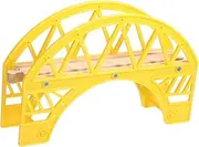 Realistic Wooden Train Bridge Train Track Toys for Boys Educational Playset Sturdy Design