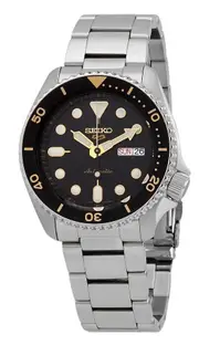 Seiko 5 Sports Style Black Dial Analog Steel Automatic SRPD57K1 100M Mens Watch
