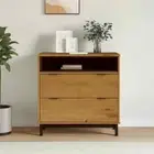 FLAM Chest Drawers Cabinet Dresser Table Tallboy Bedroom Sideboard Storage