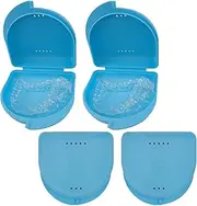 Dentojoy Dental Orthodontic Retainer/Aligner Case/Box/Mouth Guard and Denture Storage in Light Blue Colour (2)