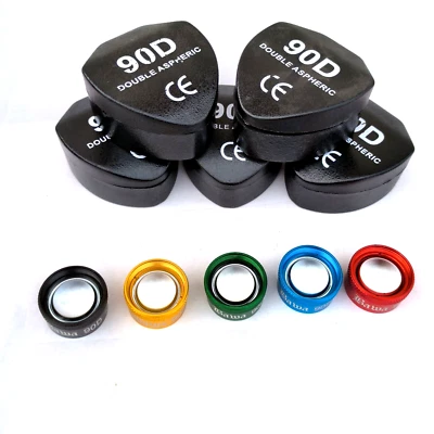90D Multicolor Slit Lamp Lens Lot Of 5 Lens For General Diagnose Free Shipping