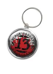 Black Sabbath Keyring 13 Flame Circle Keychain
