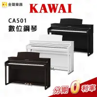 在飛比找Yahoo!奇摩拍賣優惠-【金聲樂器】KAWAI CA501 數位鋼琴 88鍵 木質琴