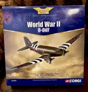 Corgi Aviation Archive Douglas C-47 Dakota RAF Y-SL KG374 D-DAY, 1:144, WW2 NIB