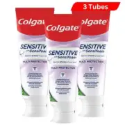 3 x Colgate Sensifoam Sensitive Teeth Relief Protection Formula Toothpaste 75 ml