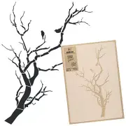 Reusable PLASTIC Wall STENCIL Template / 17.7"x25.6" or 25.6"x37.4" / BRANCH