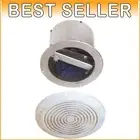 Modern Ceiling Exhaust Fan - 7" Bladeless, 50 CFM Quiet Ventilation Solution