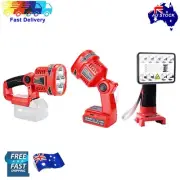 LED Work Flash Light Torch Lamp For Milwaukee M18 18V Li-ion Battery Charger AU