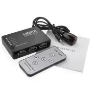 5 Port HDMI Switch Cable 1080P 5x1 Switcher HUB Adapter for PS4 Xbox to TV HDTV
