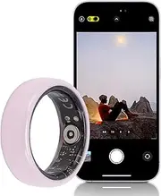 Smart Ring for Women Men, Health Tracker, Fitness Tracker, Step Counting, IP68, 7-Day Battery Life, APP Android/iOS, for Sports or Daily Use (Size 9: Approx. 18.9mm / 0.74in Inner Diameter)
