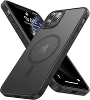 Noonin Strong Magnetic Case for iPhone 11 Pro Max，[Compatible with MagSafe] Protective Shockproof Cover Phone Case for iPhone 11 Pro Max 6.5" (Black)