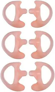 AsrMyjcx 3Pairs (S+M+L) Silicone Bud for Acoustic Tube Earpiece -,Pink