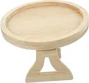 Cabilock Wooden Folding Pallet Sofa Tray Table Snack Serving Couch Arm Rest Side Table for Sofa