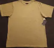 NWT Men's XL Brixton Tan Vintage Reserve Sand Wash Solid Color T Shirt New