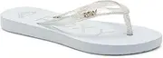 [Roxy] TSD2412263 Flip Flops, Girls Flip Flops with Glitter Print