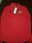 Men's adidas Red Chicago Blackhawks AEROREADY Quarter-Zip Jacket Small