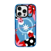 iPhone 16 Pro Impact Ring Stand Case MagSafe Compatible Blossom