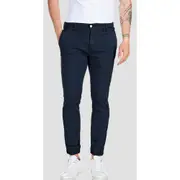 Replay Mens Chino Pants Slim Fit Zeumar Jeans Blue