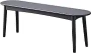 YQMHEZ Dining Benches, Dining Room Bench, Industrial Table Benches, Wood Dining Bench, Bench with Armless, for Dining Room, Kitchen, Living Room, Bedroom Wood Bench(Gray,100cm/39.3in)