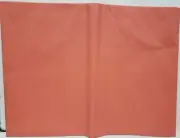 Peva Vinyl Kitchen Tablecloth 52" x 52" Square (seats 4 people) ORANGE COLOR, BH