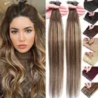 AU Thick Russian Nano Ring Loop Micro Bead Tip Remy Human Hair Extensions 200PCS