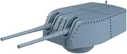 YZCG700356 1/700 Model Upgrade Parts Royal Navy 152mm /50 BL Mk.XXIII Main Gun