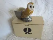 Quail Ceramics Barn Owl Egg Cup. Unused. Excellent Condition. Boxed