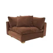 [James Lane] Tully Muse Rust Corner Sofa Chair Module