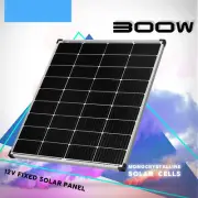 12V 300W Solar Panel Kit Mono Home Caravan Camping Power Charging Battery