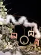 掬涵羽毛燈帶裝飾品聖誕樹掛飾鴕鳥毛掛件LED發光節日派對浪漫 (2.8折)