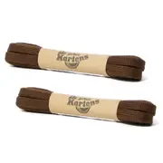 2x Dr. Martens Flat Shoe Laces Brown 140cm 8-10 Eye For 1460/1490/Jadon Boots