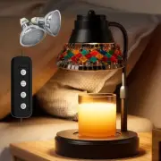 Candle Warmer Lamp, Electric Candle Warmer with Timer, Dimmable Adjustable He...