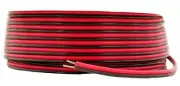 IMC AUDIO 100' Feet 22 GA Gauge Red Black 2 Conductor Speaker Wire Audio Cable