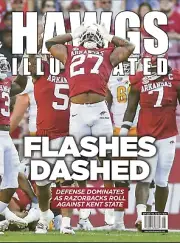Hawgs Illustrated Magazine Arkansas Razorbacks Chris Pooh Paul Jr September 2023