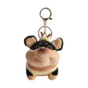 Bees Dog Plush Key Chain Fashionable Animal Shaped Keychain Bag Pendant Ornament