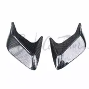 2x Car Decorative Air Scoop Flow Intake Hood Vent Bonnet Carbon Fiber Universal (for: Daihatsu)