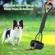 Pooper Scooper Dog Cat Pet Long Handle Waste Poop Rake Pick Scoop Non Breakable