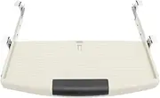 STARTIST Slide Out Computer Drawer, Pull Out Keyboard Tray, Multipurpose Keyboard Organizers Keyboard Drawer Under Desk, for Office, White