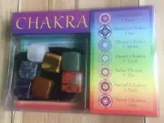 Chakra Stone Set Kit + Pouch - 7 Piece Cubes | Reiki Healing Crystals Gemstones