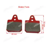 Brake Pads For Birel Ricciardo Kubica Charles Leclerc Synergy KZ Racing Go Kart