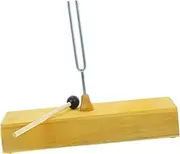 JOINPAYA 1Pc Tuning Fork with Wooden Resonance Box Knocker Educational Instrument Tuner for Sound Experiments Teaching Resonance and Vibration Concepts in Schools and Homes Color