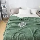 Cotton Waffle Blanket - Air Conditioning Blanket/Throw/Summer Quilt, 200*230cm,G