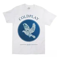 在飛比找蝦皮購物優惠-Coldplay 魔術T恤coldplay樂隊T恤coldp