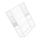 Transparent Display Box Toy Organizer Miniature Shelf Man Mall Stand