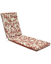 Outdoor Decor by Commonwealth Ruby Red Outdoor Printed Leaves Lounger Cushion