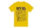 Nickelodeon Mens Nick 90s T-Shirt (Yellow) - UTTV6727
