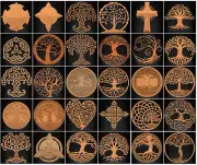 3D stl file reliefs Tree of Life Celtic for CNC router cnc machine milling
