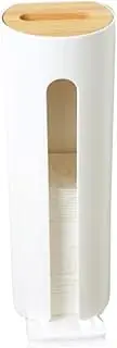 Canisters, Cotton Pad Dispenser Wall Mounted Cosmetic Make Up Cotton Pads Holder Storage Container with Lid