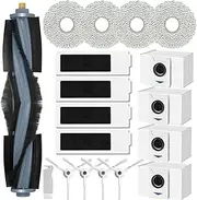 SpeHiate Accessories for Ecovacs Deebot T20 Omni/T20e Omni Robot Vacuum Cleaner, Replacement Parts Set with 1 Main Brush, 4 Dust Bags, 4 Mop Pads, 4 HEPA Filters, 4 Side Brushes
